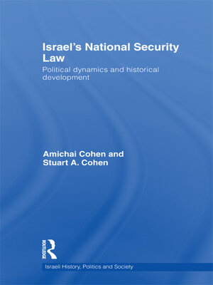 cover image of Israel's National Security Law